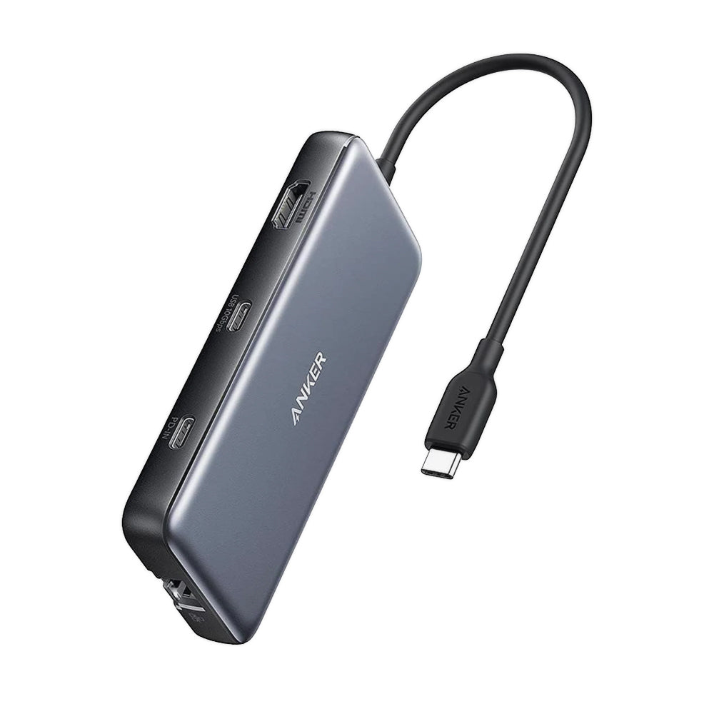 Hub Anker A83830A2, HDMI / USB / USB-C / Ethernet, 10Gbps, Gri
