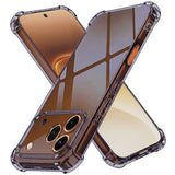 Husa de protectie Techsuit Shockproof Clear Silicone compatibil cu Honor 600 Pro, Negru Fumuriu