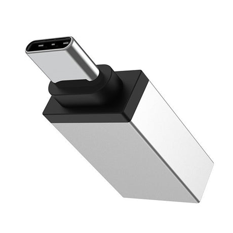 Adaptor Borofone OTG (BV3), USB-C la USB-A, Argintiu