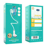 Suport Birou Borofone Bright Shell (BH23), Brat Flexibil, Rotire 360°, Alb