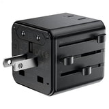 Adaptor Acefast Travel Adapter (Z11), EU/UK/US/AU, 2500W, Negru