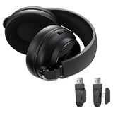 Casti Acefast H15, BT 6.0 + 2.4G + AUX, Latenta 0.02s, Negru