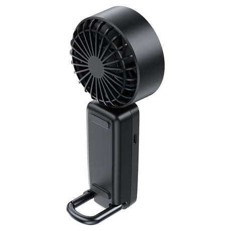 Ventilator Portabil Acefast (YF2), 1800mAh, 6400rpm, Negru