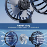 Ventilator Portabil Spigen A905 (AHP10454), 3 Viteze, Negru