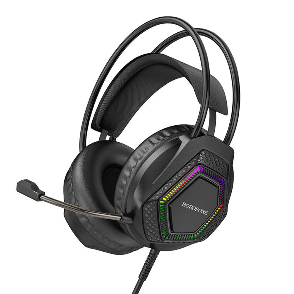 Casti Borofone Thunder (BO105), 50mm, Negru