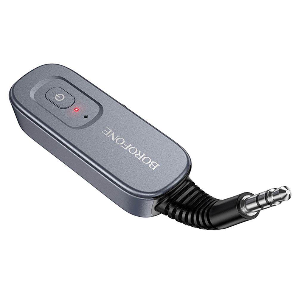 Adaptor Borofone Clear Way (BC51), Jack 3.5mm / Bluetooth V5.4, Gri