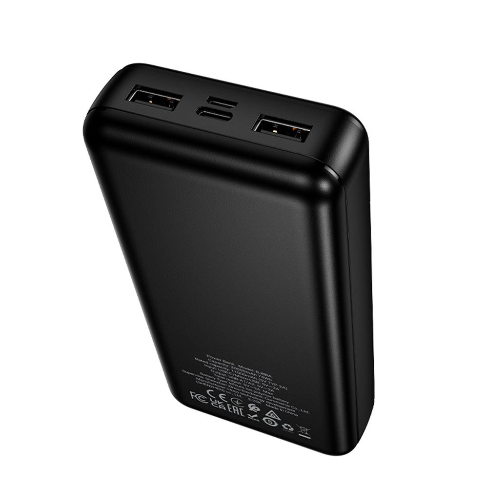 Baterie externa Borofone Clever (BJ88A), 20000mAh, 2x USB-A, USB-C & Micro-USB, Negru