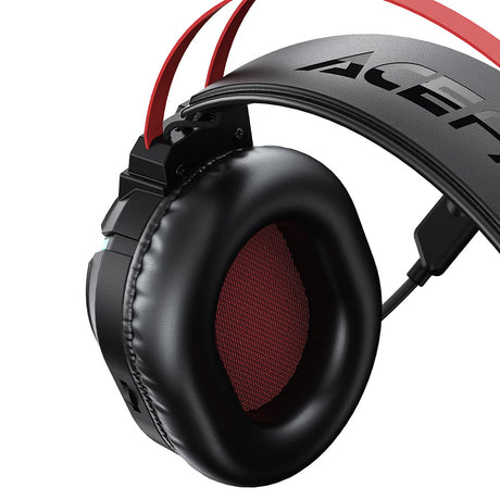 Casti Acefast H16, Hi-Fi, RGB, Negru