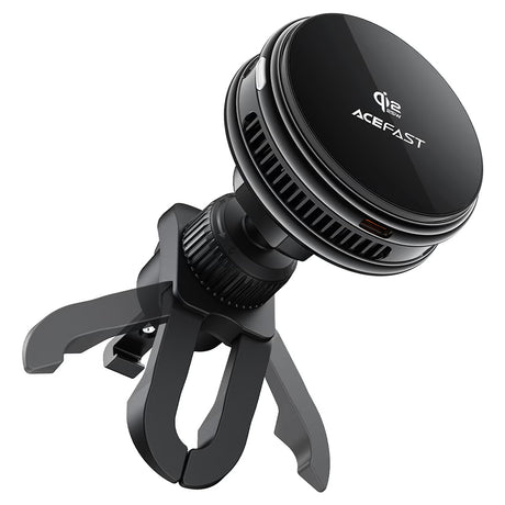 Suport Magnetic de Masina. Qi2, 25W, Functie Racire - Acefast (D66) - Black