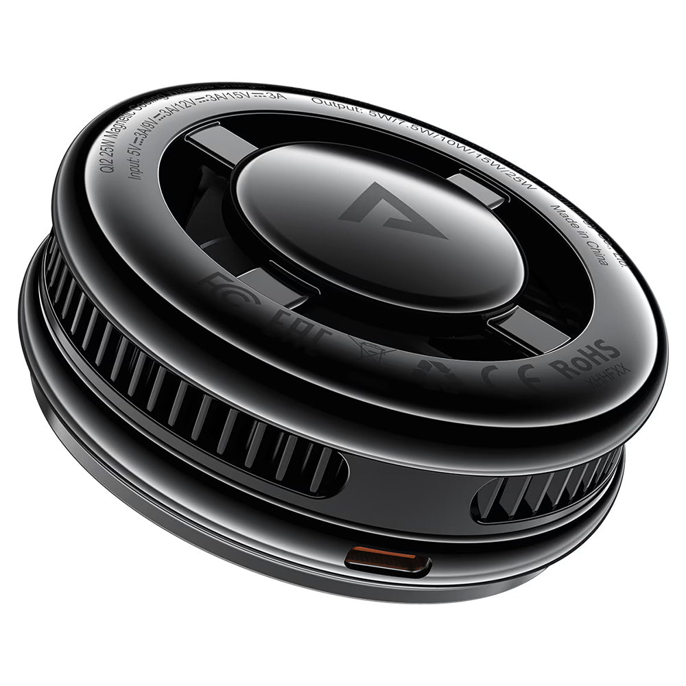 Incarcator Acefast (E47), USB-C, 25W, Racire Incorporata, Negru