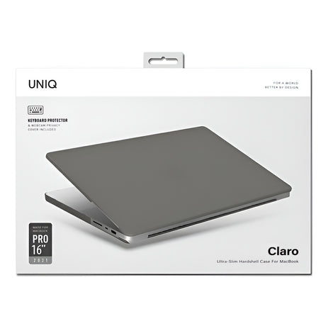 Husa UNIQ Claro MacBook Pro 16" (2021 / 2023 / 2024 / 2026), Policarbonat, Transparent