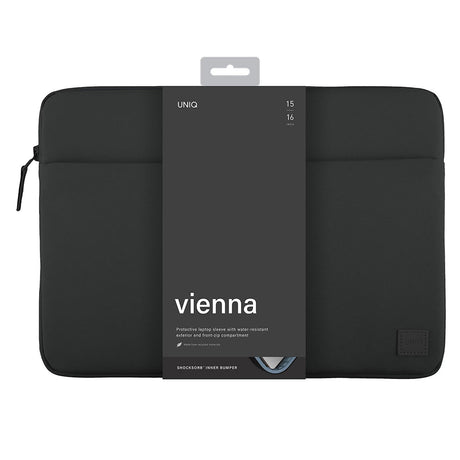 Husa Laptop UNIQ Vienna, Textil, Negru