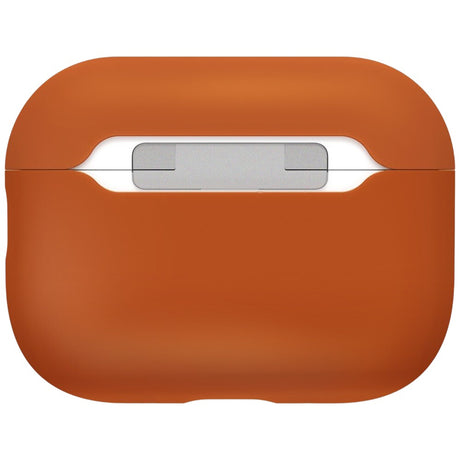 Husa Casti UNIQ Lino Hybrid (AirPods Pro 3), Silicon, Portocaliu