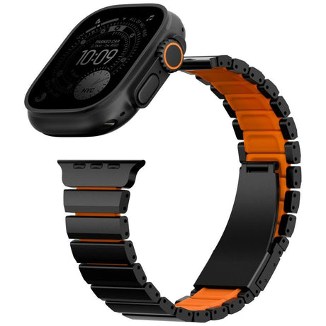 Curea smartwatch UNIQ Strova Flex compatibil cu Apple Watch 1 / 2 / 3, Portocaliu