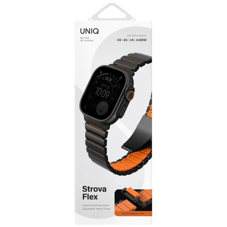 Curea smartwatch UNIQ Strova Flex compatibil cu Apple Watch 1 / 2 / 3, Portocaliu