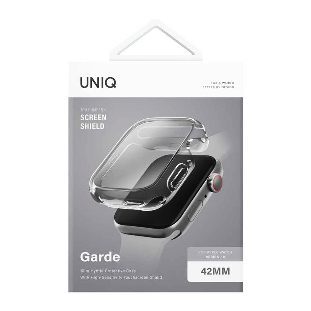 Husa smartwatch Apple Watch 11 42mm, Transparent