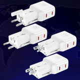 Adaptor 3mk incharge® Globe 45W, 2x USB-C, Alb