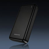 Baterie externa Borofone Clever (BJ88A), 20000mAh, 2x USB-A, USB-C & Micro-USB, Alb