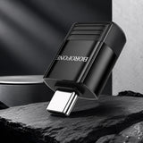 Adaptor Borofone OTG (BV18), USB-C la USB 3.0, Incarcare & Transfer, Negru
