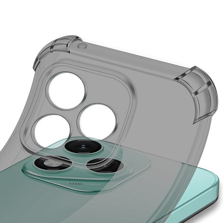 Husa de protectie Techsuit Shockproof Clear Silicone compatibil cu Motorola Edge 70 Pro, Fumuriu