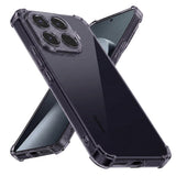 Husa de protectie Techsuit Shockproof Clear Silicone compatibil cu Xiaomi 17T Pro, Negru Fumuriu