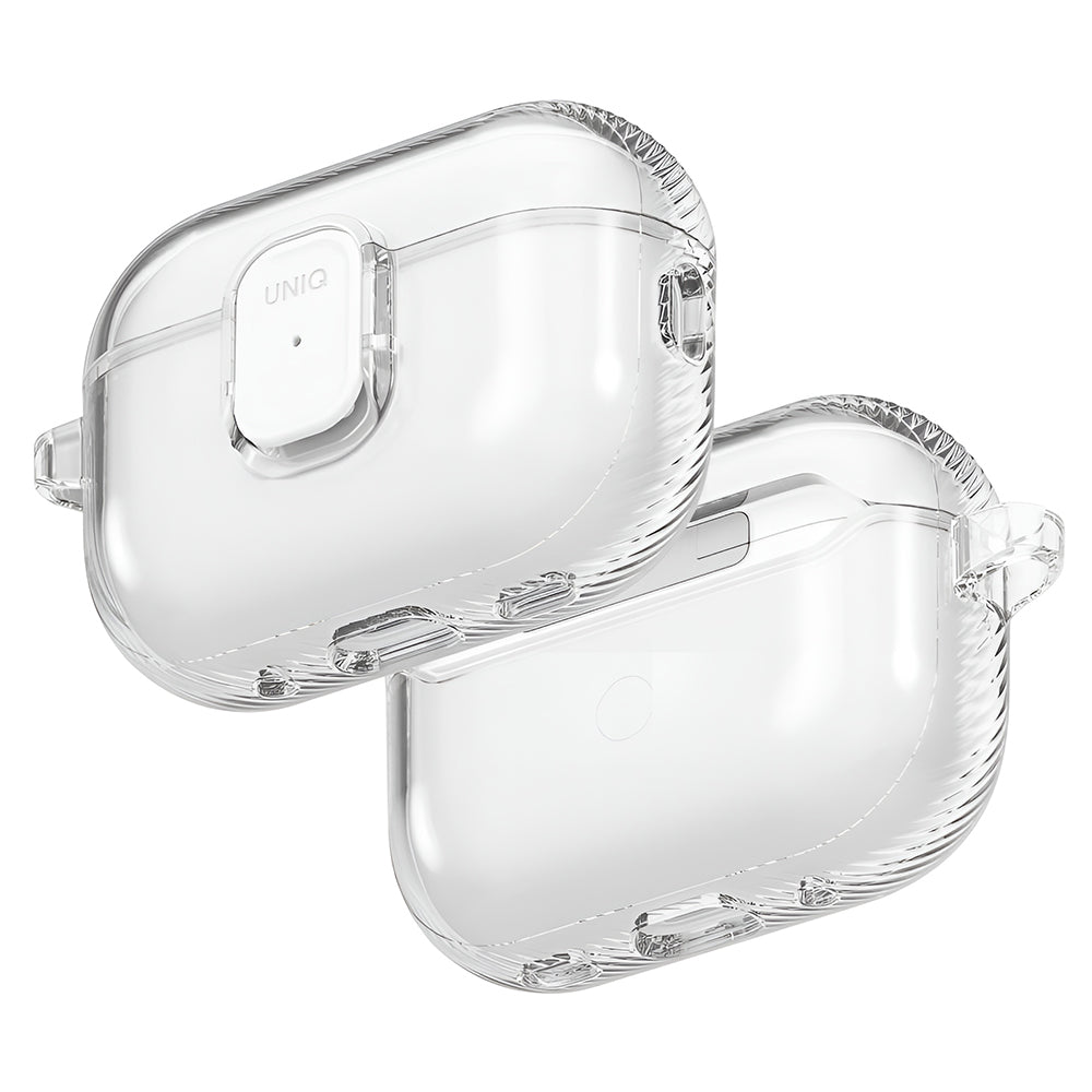 Husa UNIQ Glase Pro Lock Case AirPods Pro 3, Policarbonat, Transparent