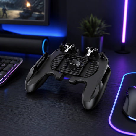 Gamepad Borofone Warrior (BG3), Ventilator Racire, Negru