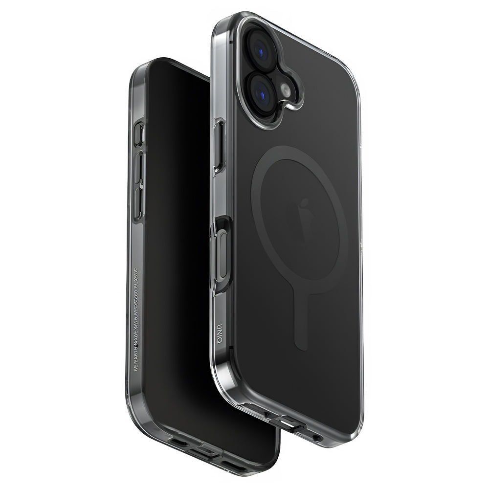 Husa de protectie UNIQ Clario MagClick compatibil cu iPhone 17, Negru
