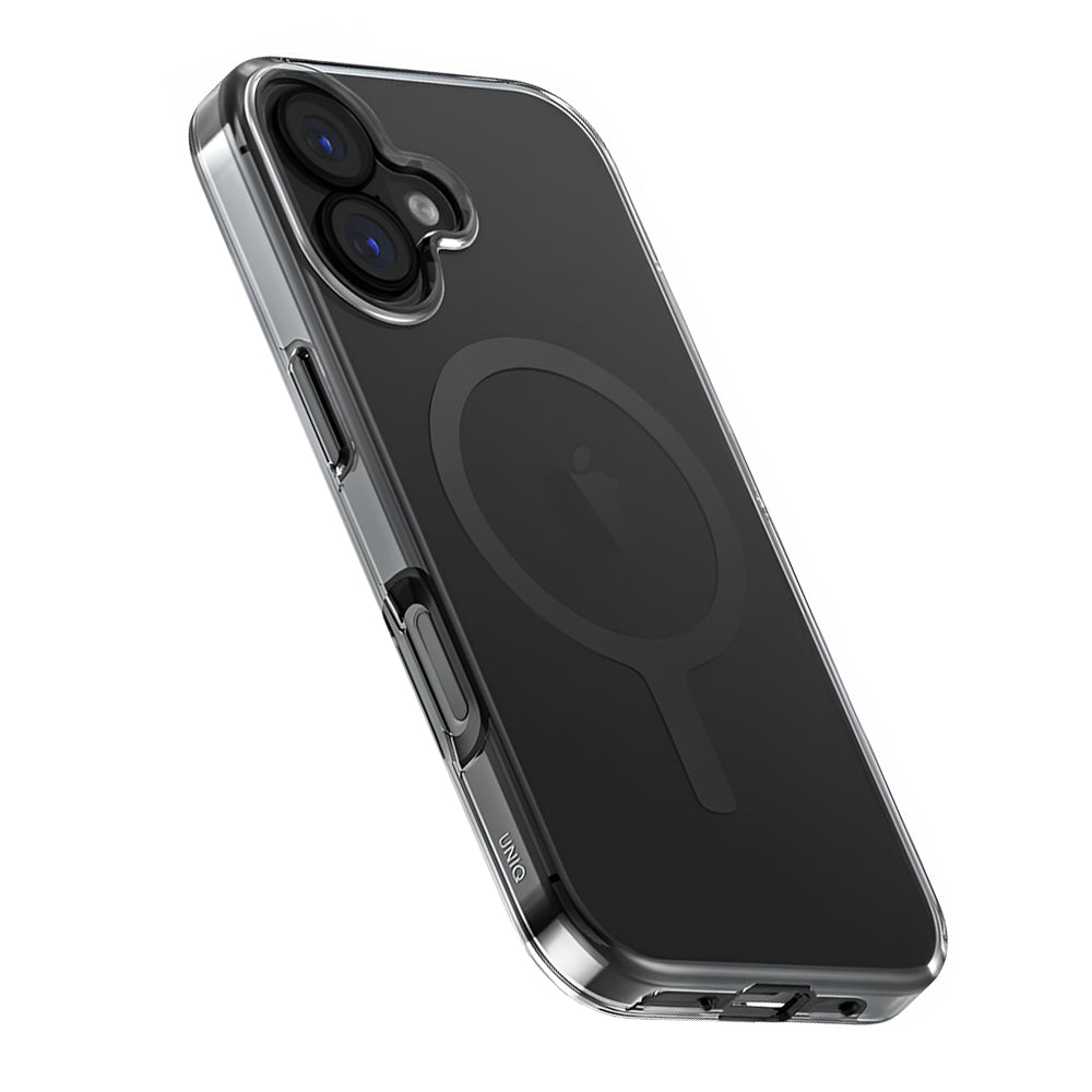 Husa de protectie UNIQ Clario MagClick compatibil cu iPhone 17, Negru