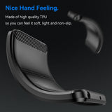 Husa de protectie Techsuit Carbon Silicone compatibil cu Motorola Moto E13, Negru