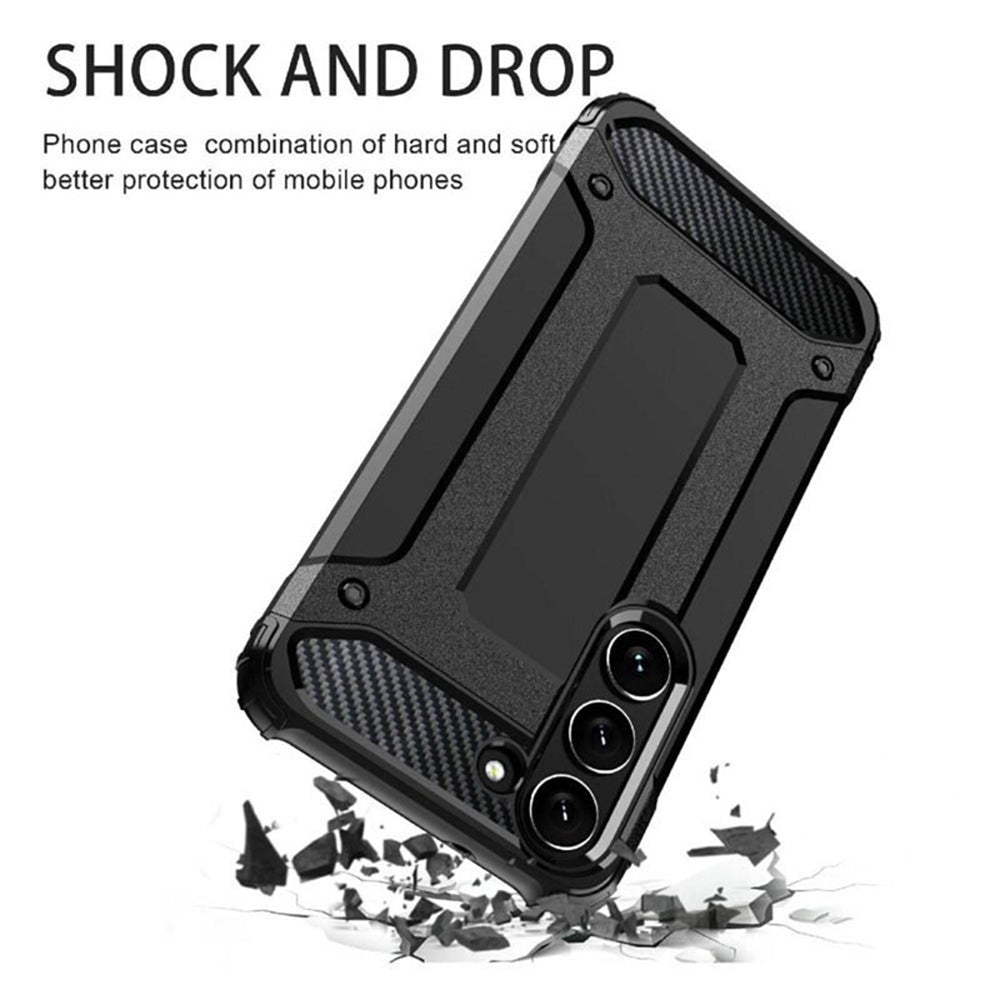 Husa de protectie Techsuit Hybrid Armor compatibil cu Samsung Galaxy S23 Plus, Negru