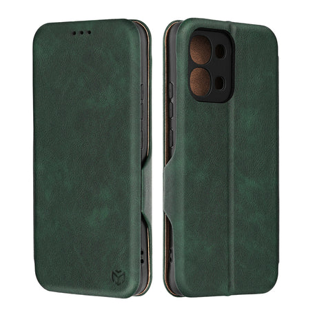 Husa de protectie Techsuit Safe Wallet Plus compatibil cu Oppo A6 Pro 4G / Oppo A6 Pro 5G, Verde