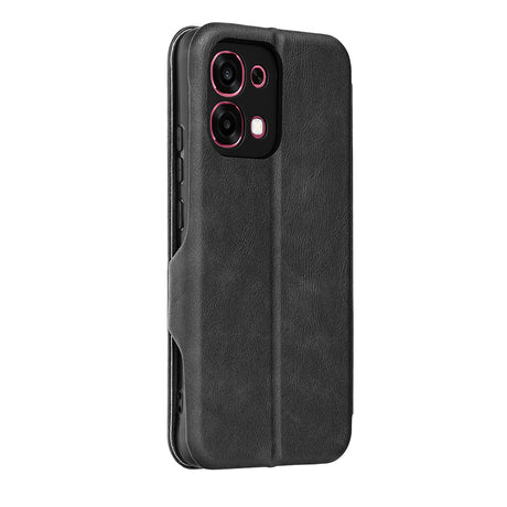 Husa de protectie Techsuit Safe Wallet Plus compatibil cu Oppo A6 Pro 4G / Oppo A6 Pro 5G, Negru