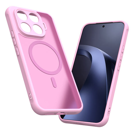 Husa de protectie Techsuit HaloFrost II MagSafe compatibil cu Xiaomi 17T Pro, Roz