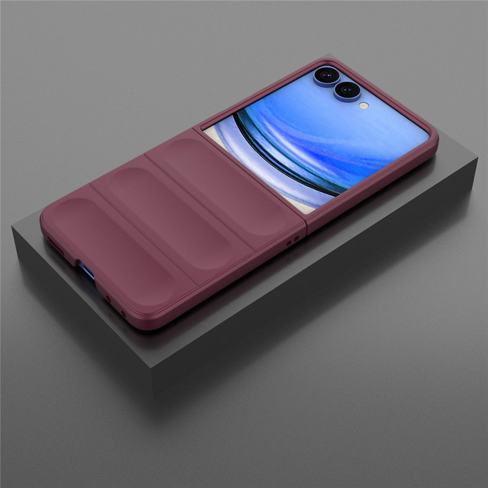 Husa de protectie Techsuit Magic Shield compatibil cu Samsung Galaxy Z Flip8, Bordeaux