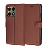 Husa de protectie Techsuit Leather Folio compatibil cu Motorola Edge 70 Pro, Maro