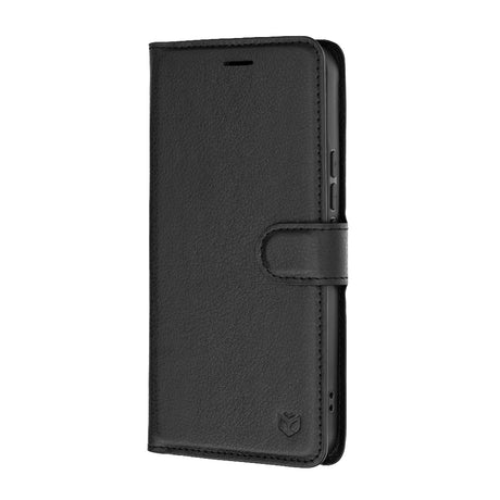 Husa de protectie Techsuit Leather Folio compatibil cu Xiaomi 17T, Negru