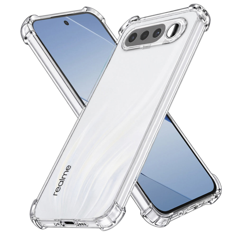Husa de protectie Techsuit Shockproof Clear Silicone compatibil cu Realme 16 5G, Transparent