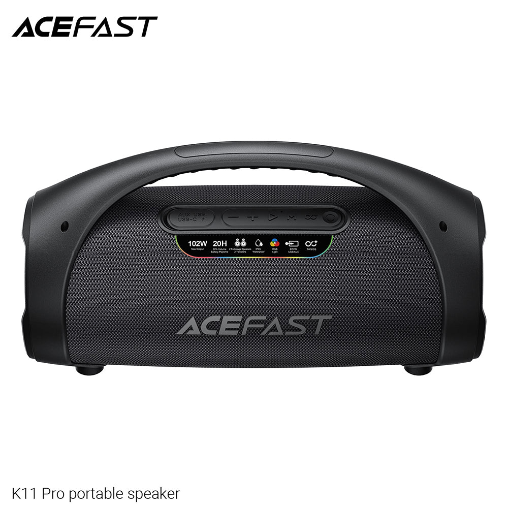 Boxa Acefast K11 Pro, Bluetooth 6.0, 3000mAh, Negru