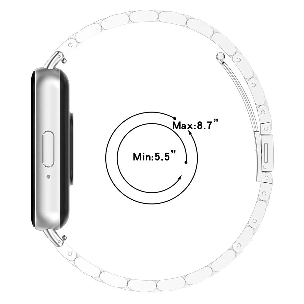 Curea smartwatch Techsuit compatibil cu Samsung Galaxy Fit3, Argintiu