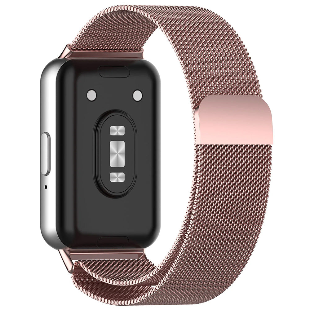 Curea smartwatch Techsuit compatibil cu Samsung Galaxy Fit3, Roz