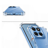 Husa de protectie Techsuit Shockproof Clear Silicone compatibil cu Motorola Moto G87 / G77 / G67, Transparent