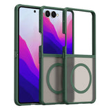 Husa de protectie Techsuit HaloFrost II MagSafe compatibil cu Samsung Galaxy Z Flip8, Verde