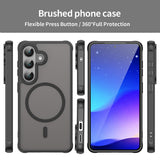 Husa de protectie Techsuit HaloFrost II MagSafe compatibil cu Samsung Galaxy S26 FE, Negru