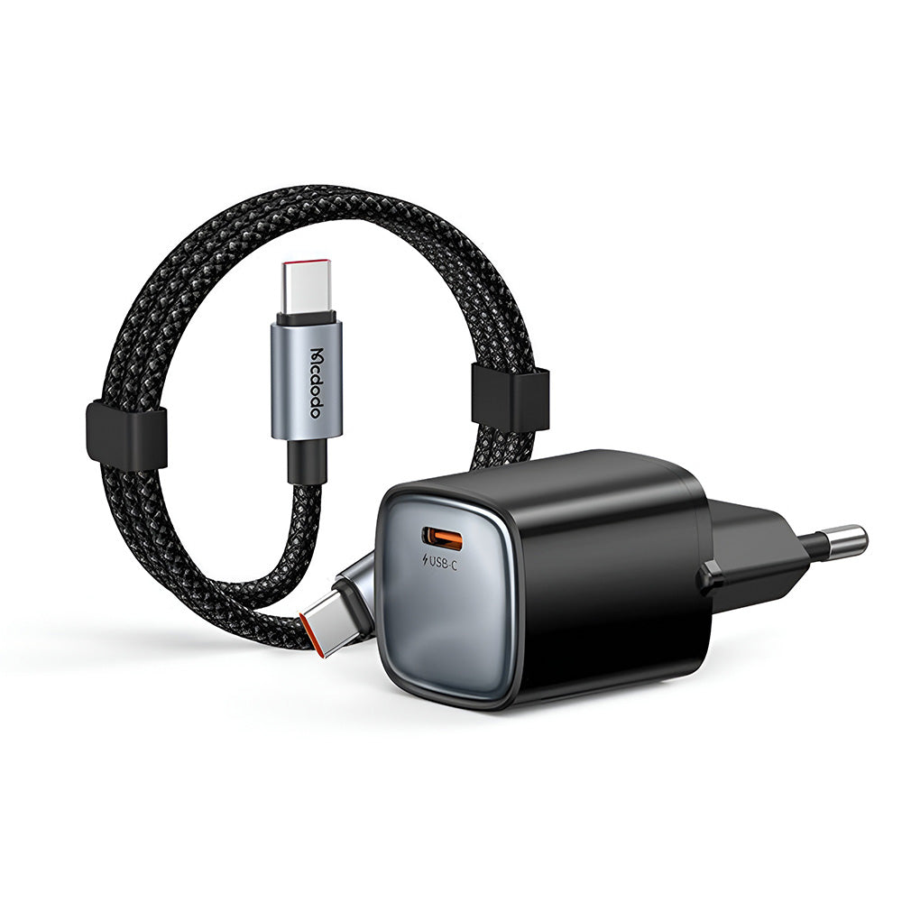 Incarcator Mcdodo (CH-4433), USB-C, 45W, cu Cablu Type-C, Negru