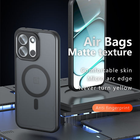 Husa de protectie Techsuit PureFrost MagSafe compatibil cu OnePlus Nord 6, Negru Frost