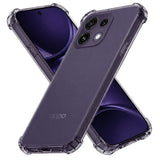 Husa de protectie Techsuit Shockproof Clear Silicone compatibil cu Oppo Reno16 F / Reno16 FS, Negru Fumuriu