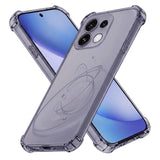 Husa de protectie Techsuit Shockproof Clear Silicone compatibil cu Oppo Reno16 Pro, Fumuriu