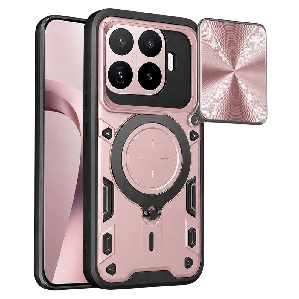 Husa de protectie Techsuit CamGuard Pro compatibil cu Xiaomi 17T, Roz Auriu