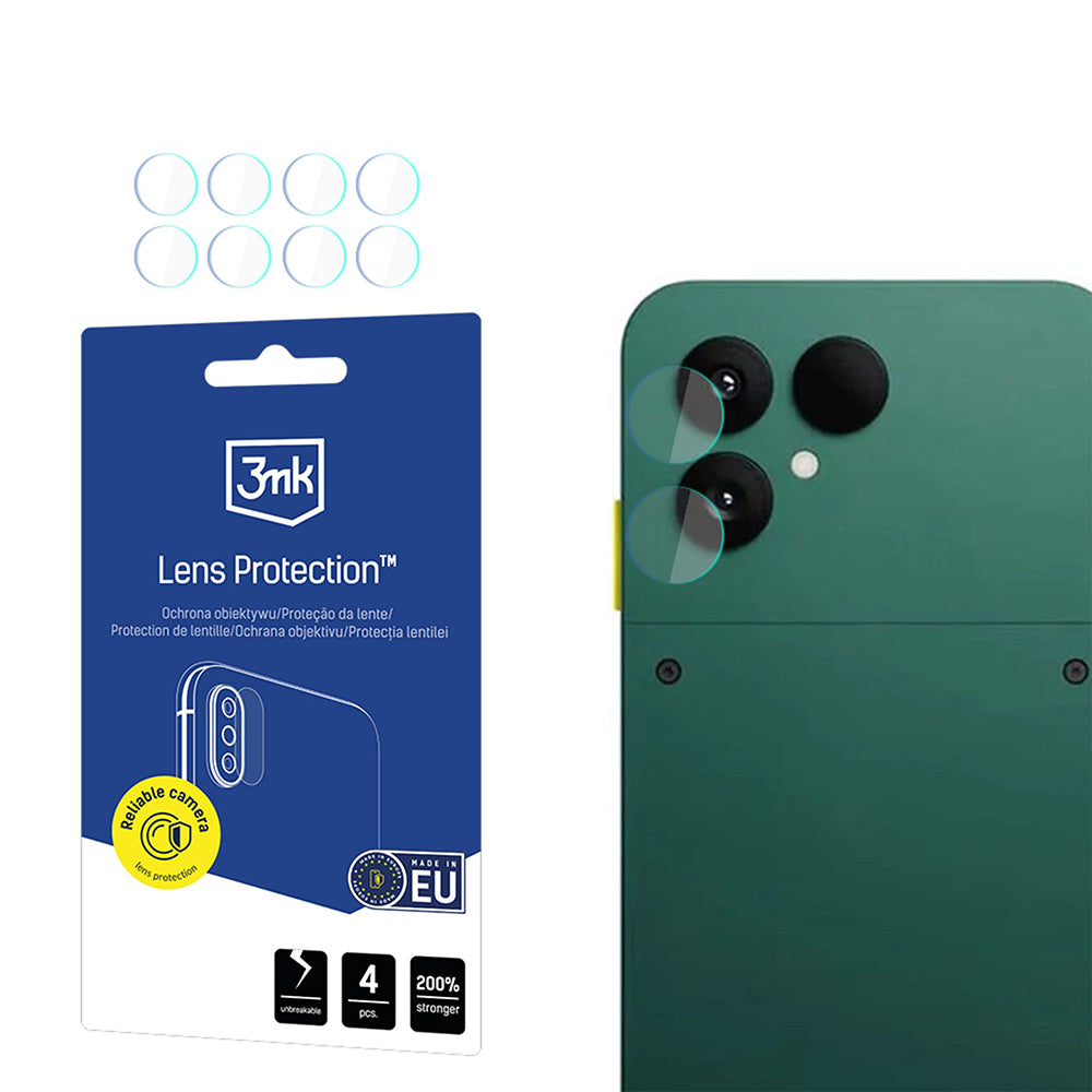 Folie de protectie 3mk Lens Protection compatibil cu Fairphone 6, Transparent